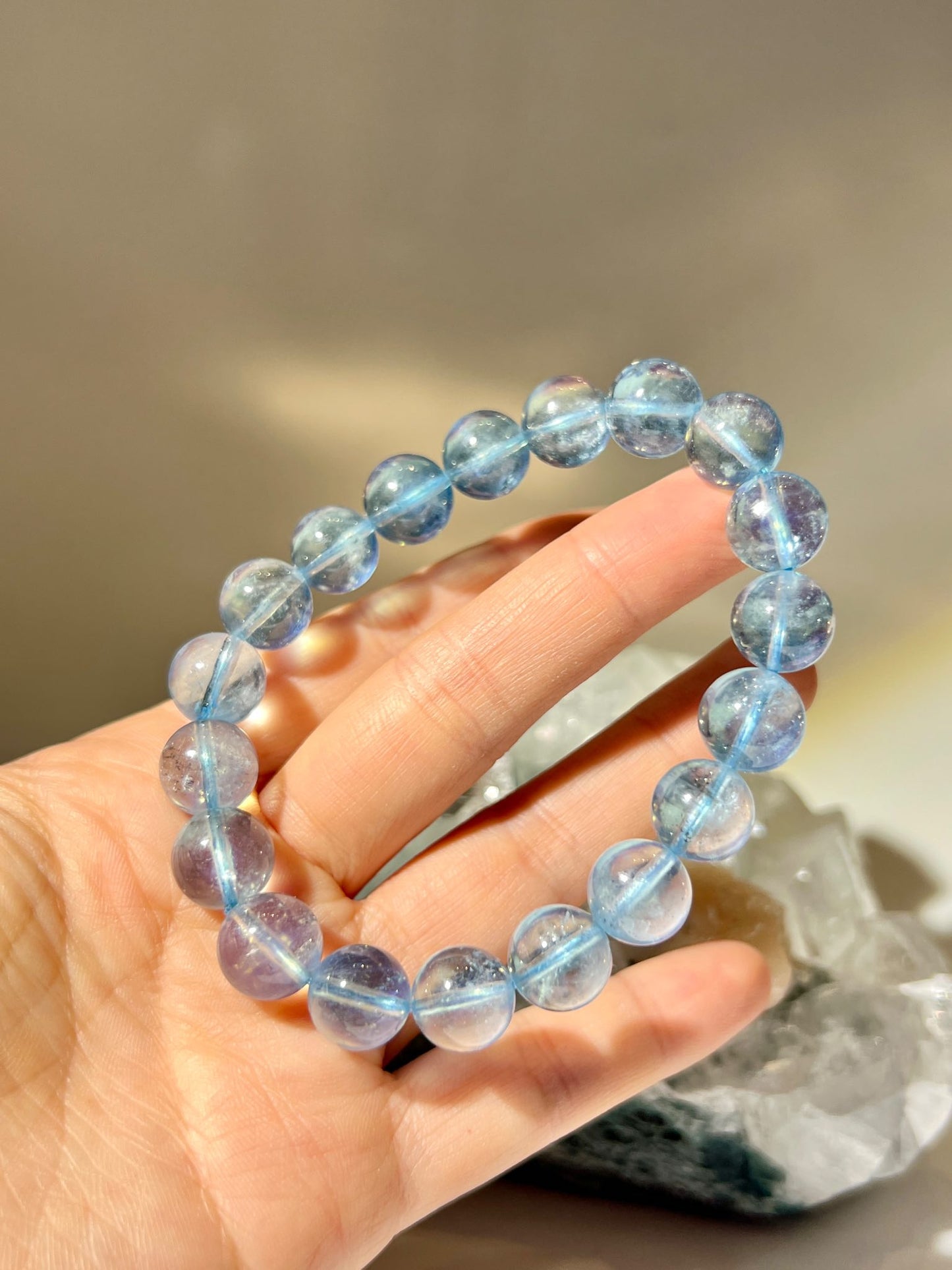 海藍寶 魔鬼海藍寶 藍色水晶 星光海藍寶 海藍寶水晶 南無水晶 Aquamarine