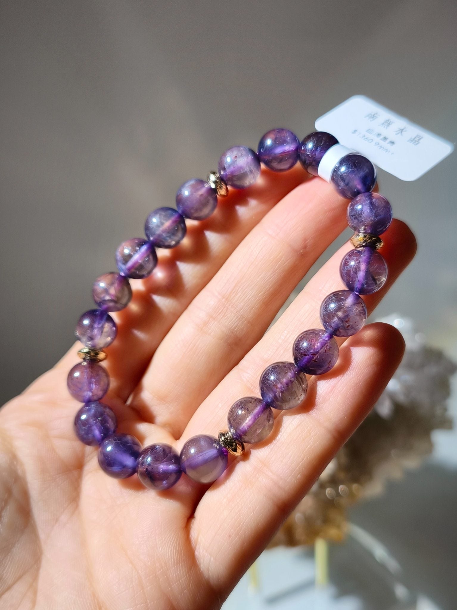 Cordierite IOLITE 血滴堇青石 堇青石 namucrystal 堇青石手串 堇青石功效 手串定制 眉心輪手串