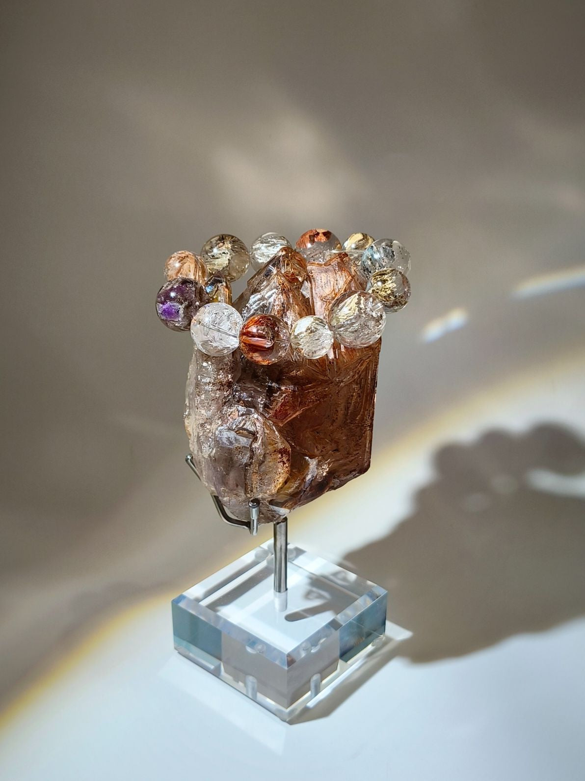 Skeletal Fenster Bracelet 定制骸骨水晶手串 南無水晶 骸骨水晶是什麽 骸骨水晶功效 骸骨水晶脈輪