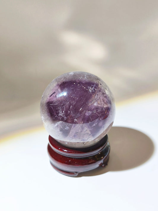Amethyst Trapiche 達碧茲 紫水晶 紫晶球 水晶球 白水晶球 晶球 水晶擺設 水晶 紫晶 amehyst namucrystal 南無水晶