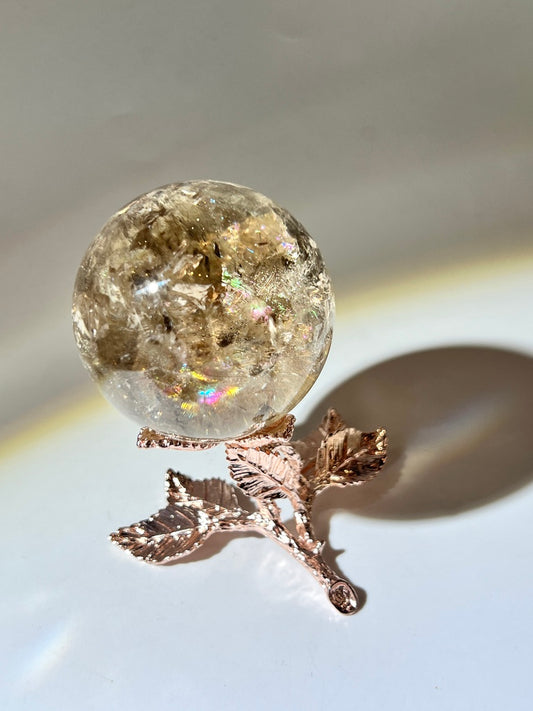 茶晶球 黃晶球 白晶球 水晶球功效 人緣 風水